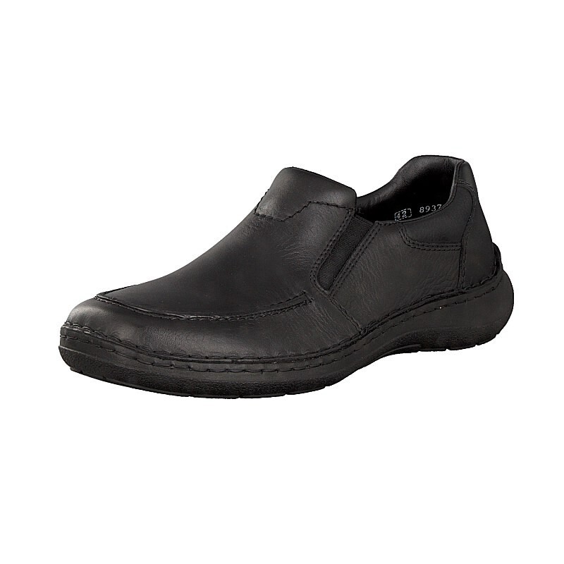 Slip On Rieker 03064-01 Para Homem - Pretas